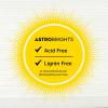 imagePremium Astrobrights White Cardstock 85quot x 11quot 110 lb Index 94 Brightness 235 Sheets  Heavyweight Astro White Card Stock for Invitations Business Cards Crafts and Printing