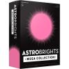 imageAstrobrights Mega Collection Colored Cardstock Neon Pink 320 Sheets 65 lb176 gsm 85 x 11  MORE SHEETS 916811 Ream